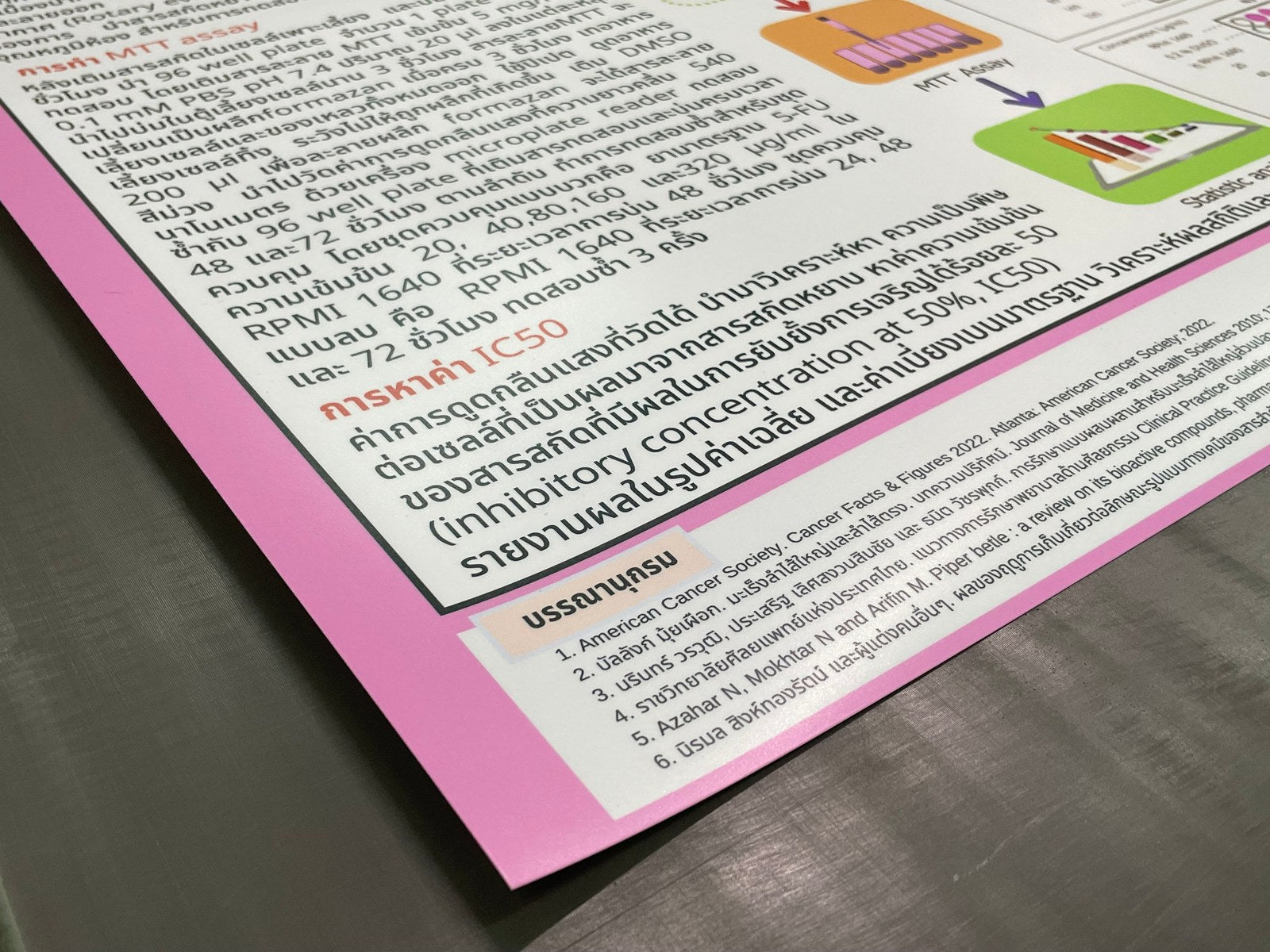 Academic information sign poster board exhibition display printed