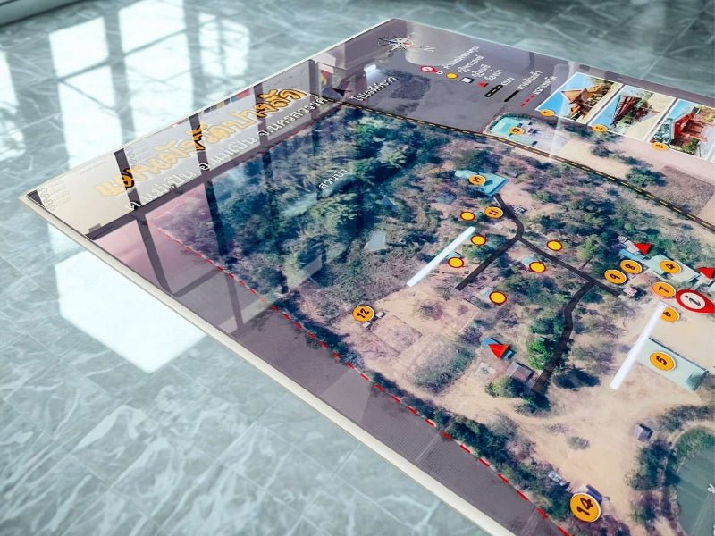 ป้ายแผนที่โลก World Map Board พิมพ์คมชัด รายละเอียดครบ ใช้สำหรับการศึกษา ตกแต่งสำนักงาน โรงเรียน และงานแสดงข้อมูล