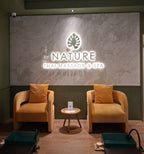 ป้ายร้านนวด สปา ดีไซน์หรูหรา สะท้อนบรรยากาศผ่อนคลาย เหมาะสำหรับร้านสปาและร้านนวดแผนไทย