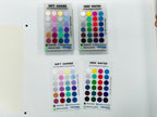แผ่นชาร์ตสี พลาสติกใส เซลลูลอยด์ ตัวอย่างสีคุณภาพ เหมาะสำหรับงานพิมพ์และตกแต่งวัสดุ