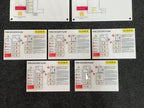 Fire escape plan sign building evacuation route UV printed durable
