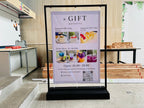 ป้ายไวนิลแบบตั้งพื้น Floor standing vinyl banner outdoor advertising display