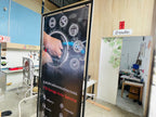 ป้ายไวนิลแบบตั้งพื้น Floor standing vinyl banner outdoor advertising display
