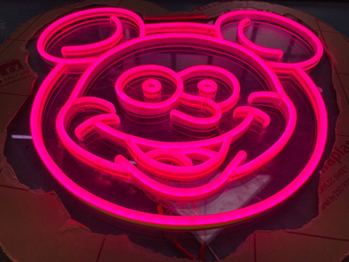 ป้ายไฟนีออน Neon Sign สีสันสดใส ดัดโค้งตามแบบ สวยงามสะดุดตา เหมาะสำหรับร้านอาหาร คาเฟ่ บาร์ และงานตกแต่ง