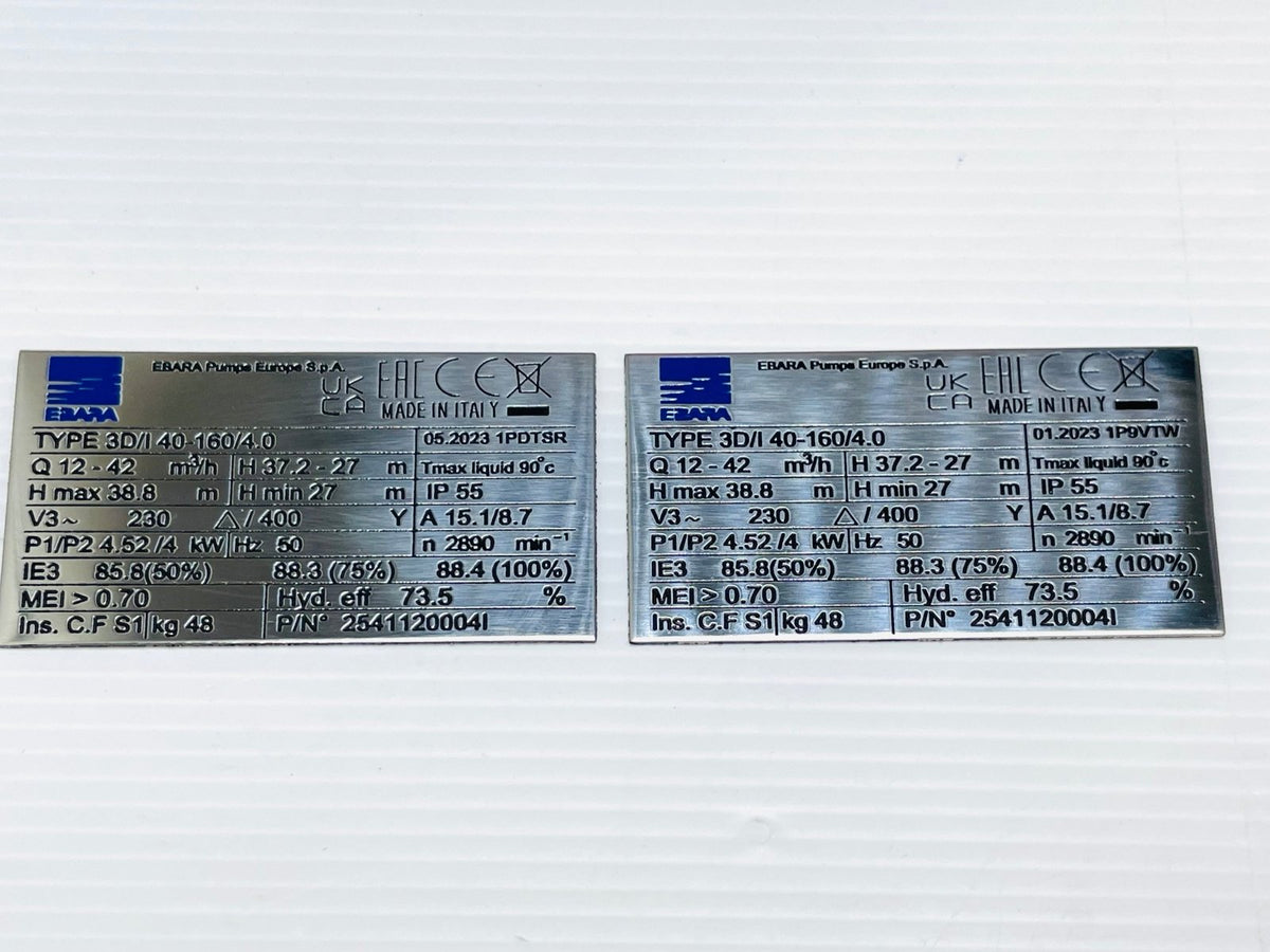 ป้ายเนมเพลท เนมแทก และป้ายกัดกรดเซาะร่อง ตัวอักษรคมชัด ทนทาน เหมาะสำหรับป้ายชื่อบริษัท เครื่องจักร และงานอุตสาหกรรม