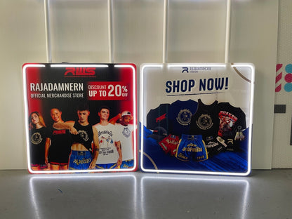 ป้ายถือโฆษณา ป้ายทรูป มีไฟ ป้ายกิจกรรม ป้ายงานอีเว้นท์ ป้ายประชาสัมพันธ์