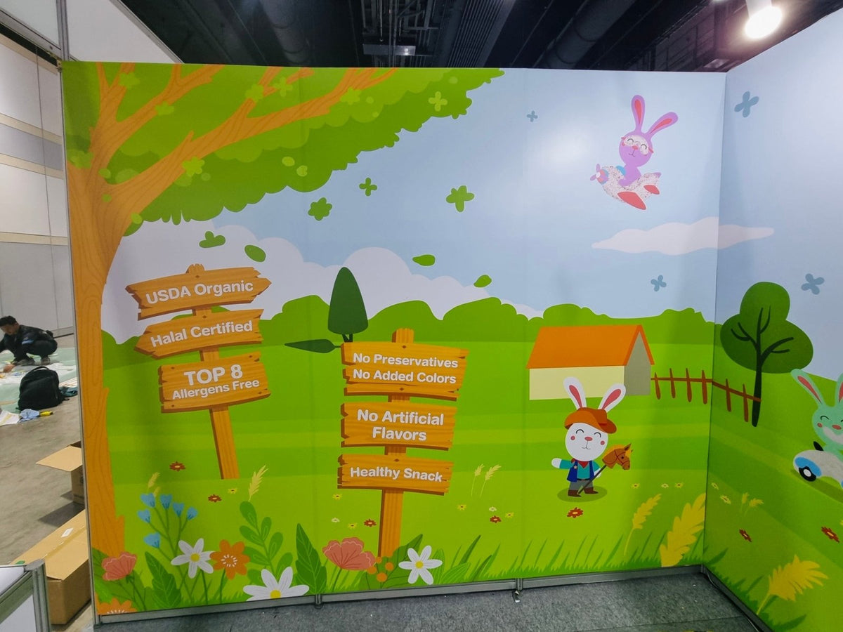 ป้ายโฟมบอร์ดติดผนังบูธงานแสดงสินค้า Expo พิมพ์คมชัด น้ำหนักเบา เหมาะสำหรับงานอีเวนต์