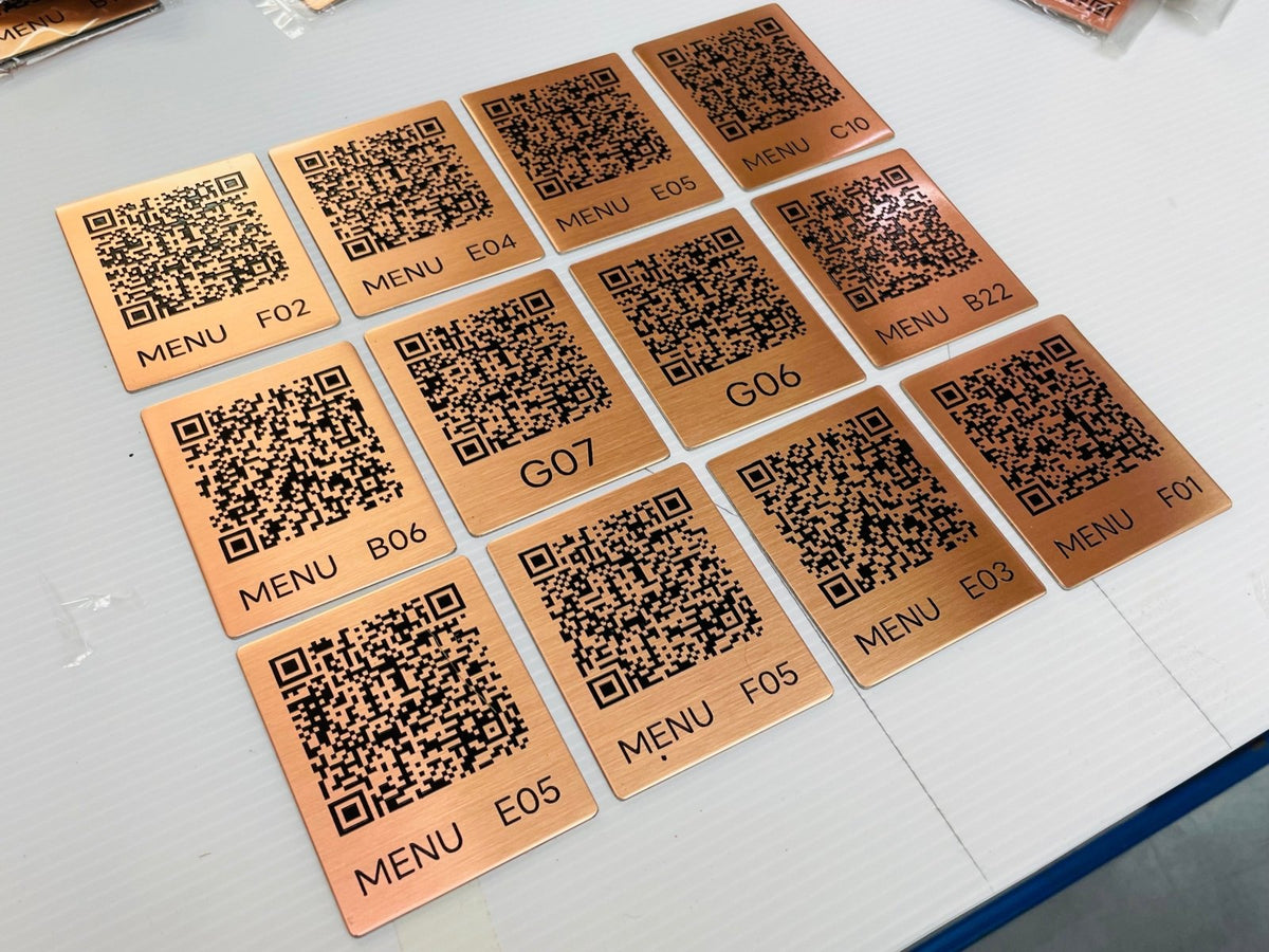 ป้ายคิวอาร์โค้ด QR Code พิมพ์คมชัด สแกนง่าย เหมาะสำหรับป้ายร้านค้า งานอีเวนต์ และโปรโมชัน