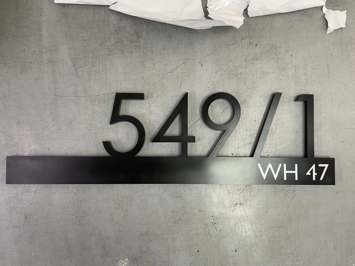 ป้ายบ้านเลขที่ และป้ายเลขที่ห้อง พิมพ์คมชัด ดีไซน์หรูหรา ทนทาน เหมาะสำหรับบ้าน อาคารชุด คอนโด และสำนักงาน