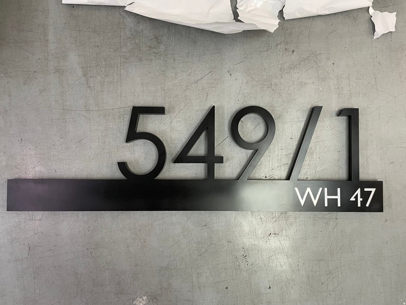 ป้ายบ้านเลขที่ และป้ายเลขที่ห้อง พิมพ์คมชัด ดีไซน์หรูหรา ทนทาน เหมาะสำหรับบ้าน อาคารชุด คอนโด และสำนักงาน
