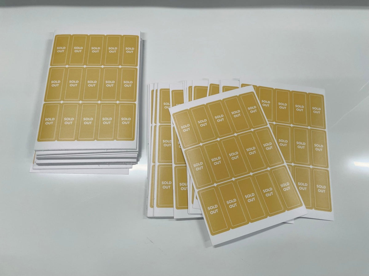 สติ๊กเกอร์ไดคัทลายการ์ตูน A5/A4 พิมพ์สีสด คมชัด เหมาะสำหรับของสะสม งานตกแต่ง และโปรโมชัน