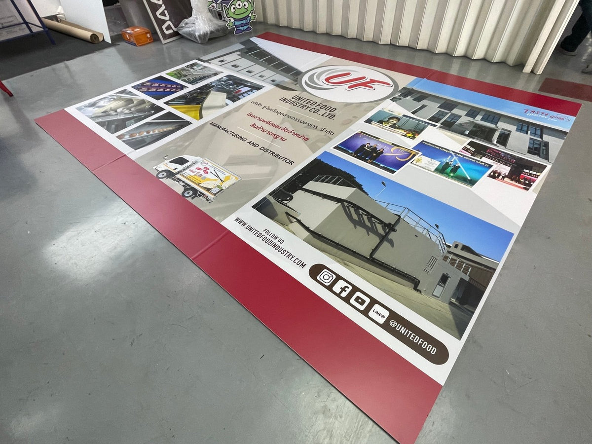 ป้ายโฟมบอร์ด Foamboard น้ำหนักเบา พิมพ์คมชัด เหมาะสำหรับงานอีเวนต์ นิทรรศการ งานโฆษณา และงานประชาสัมพันธ์