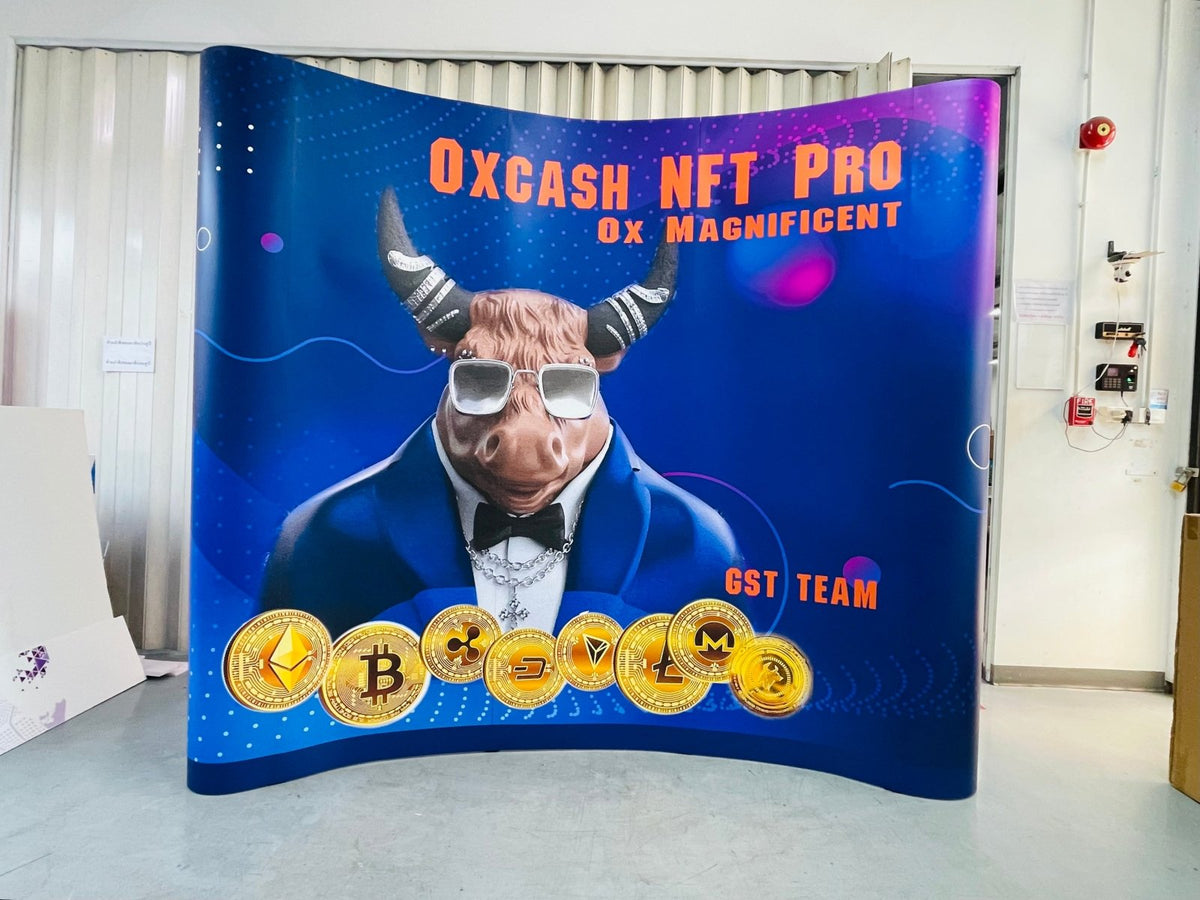 Backdrop แบคดรอปสำเร็จรูป พิมพ์คมชัด ติดตั้งง่าย เหมาะสำหรับงานอีเวนต์ นิทรรศการ และงานโปรโมชัน