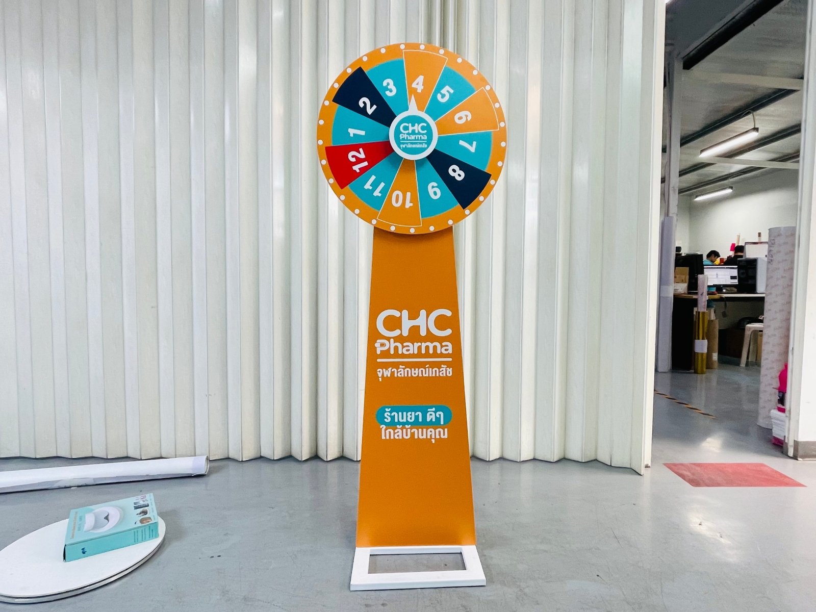 ป้ายวงล้อหมุน เสี่ยงโชค โปรโมชัน และอีเวนต์ ดึงดูดความสนใจ เหมาะสำหรับงานจัดกิจกรรม