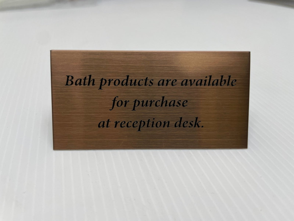 ป้ายตั้งโต๊ะสแตนเลสกัดกรด คมชัด หรูหรา เหมาะสำหรับห้องประชุม บริษัท และองค์กรธุรกิจ