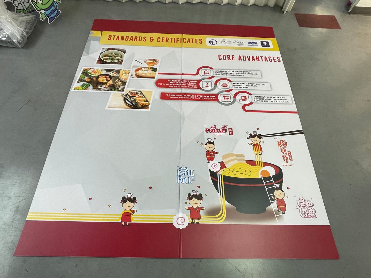 ป้ายโฟมบอร์ด Foamboard น้ำหนักเบา พิมพ์คมชัด เหมาะสำหรับงานอีเวนต์ นิทรรศการ งานโฆษณา และงานประชาสัมพันธ์