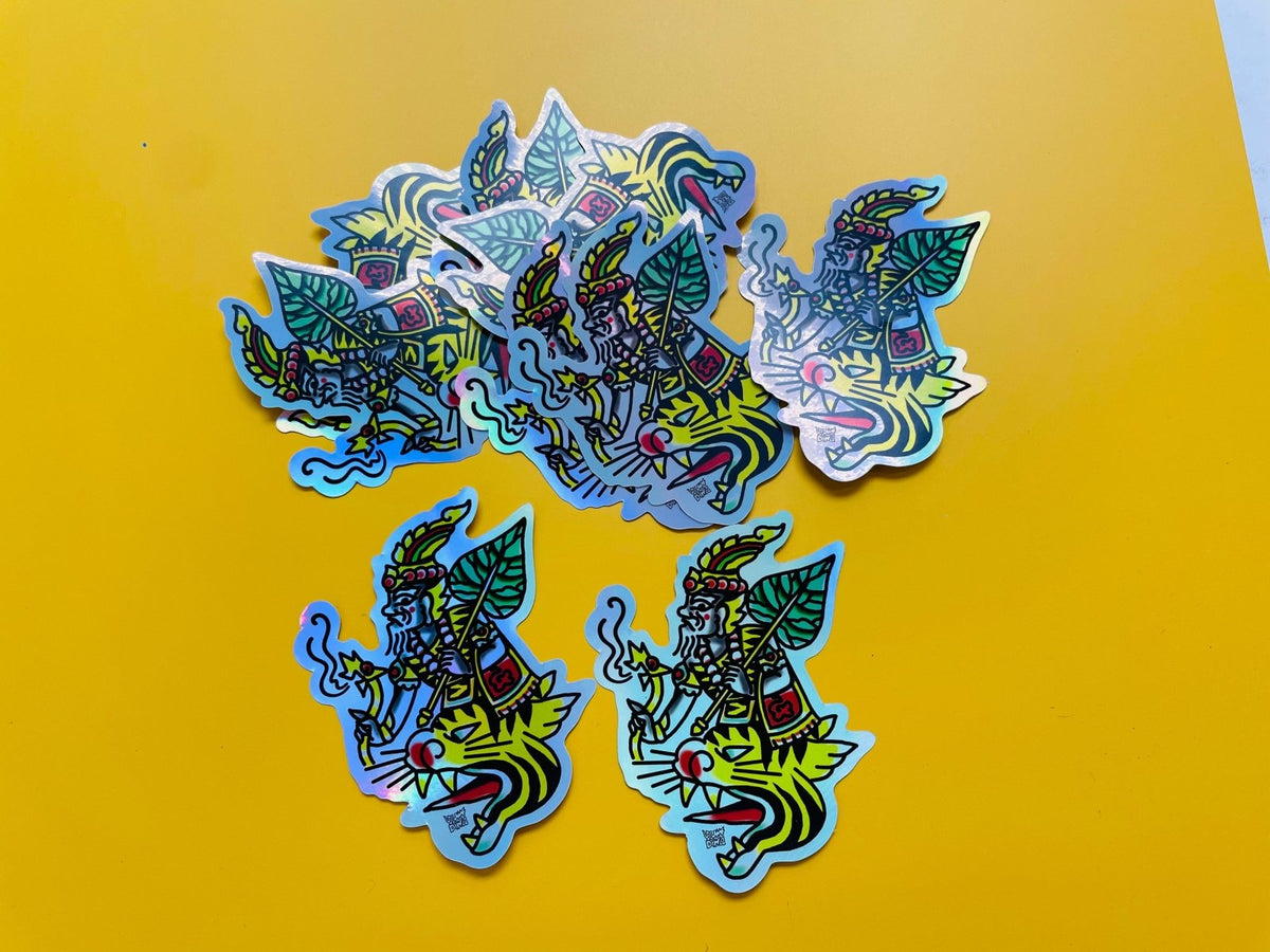 สติ๊กเกอร์โฮโลแกรม Hologram Sticker กันปลอม สะท้อนแสงหลากสี เพิ่มมูลค่าแบรนด์ เหมาะสำหรับฉลากสินค้า และงานพรีเมียม