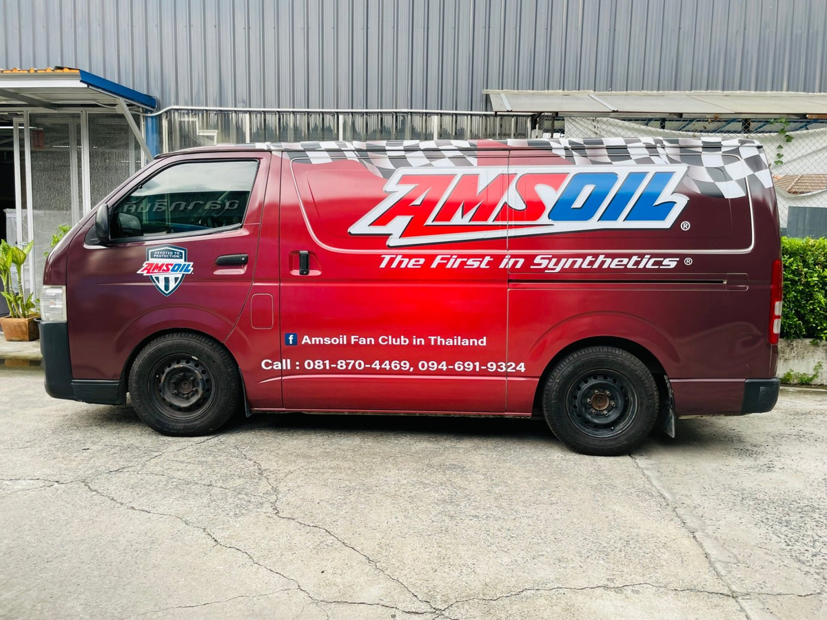 สติ๊กเกอร์ติดรถตู้ Van Wrap Sticker พิมพ์คมชัด วัสดุทนทาน เหมาะสำหรับโฆษณา โปรโมชัน และตกแต่งรถเพื่อสร้างเอกลักษณ์