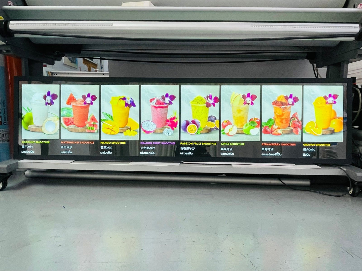 ป้ายไฟ LED Slim Lightbox ป้ายกรอบไฟแบบบาง ดีไซน์ทันสมัย สว่างคมชัด เหมาะสำหรับป้ายโฆษณา หน้าร้าน และงานโปรโมชัน