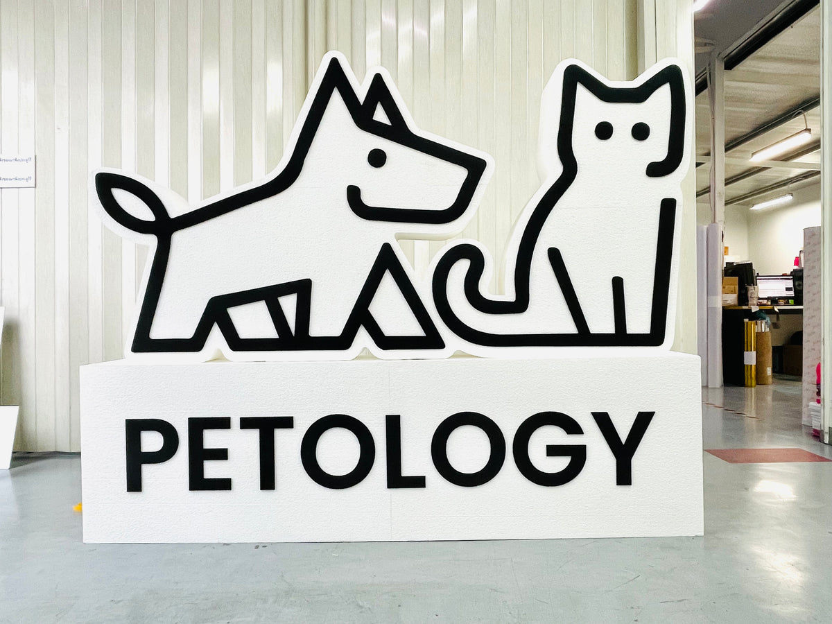 อักษรโฟม PS นำหนักเบา ไดคัททาสีอักษรตามต้องการ