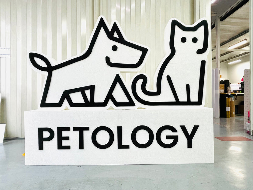 อักษรโฟม PS นำหนักเบา ไดคัททาสีอักษรตามต้องการ