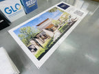 ป้าย โครงการบ้านจัดสรร vinyl inkjet banner ทนแดดทนฝน