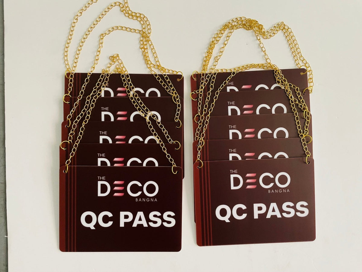 ป้ายแขวน ป้ายคล้องโซ่ และป้ายห้อย พิมพ์คมชัด แข็งแรง ใช้งานสะดวก เหมาะสำหรับป้ายร้านค้า ป้ายประชาสัมพันธ์ และงานอีเวนต์