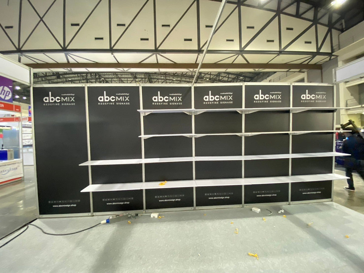 ป้ายโฟมบอร์ดติดผนังบูธงานแสดงสินค้า Expo พิมพ์คมชัด น้ำหนักเบา เหมาะสำหรับงานอีเวนต์