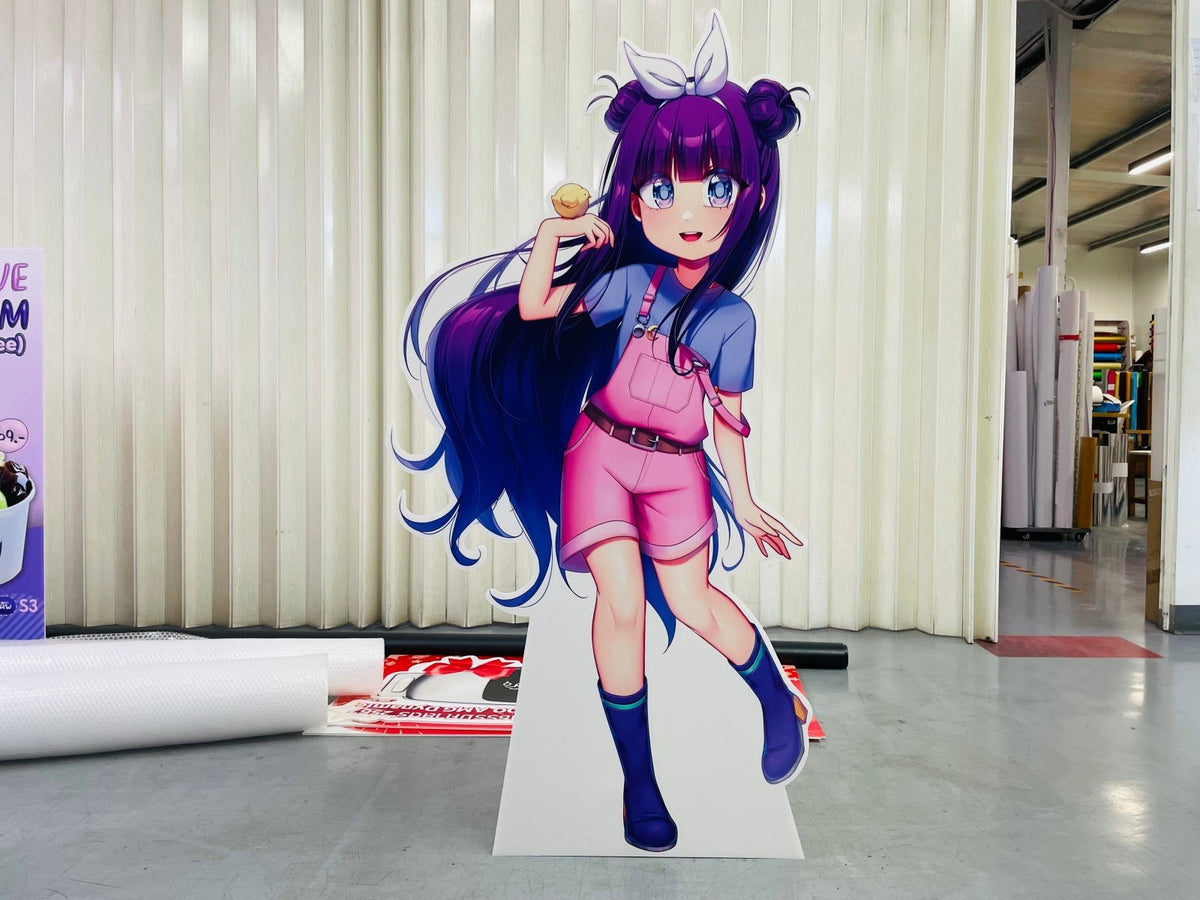 สแตนดี้อนิเมะ สแตนดี้การ์ตูน Standee Anime ดีไซน์สีสด คมชัด เหมาะสำหรับงานอีเวนต์ และร้านค้า