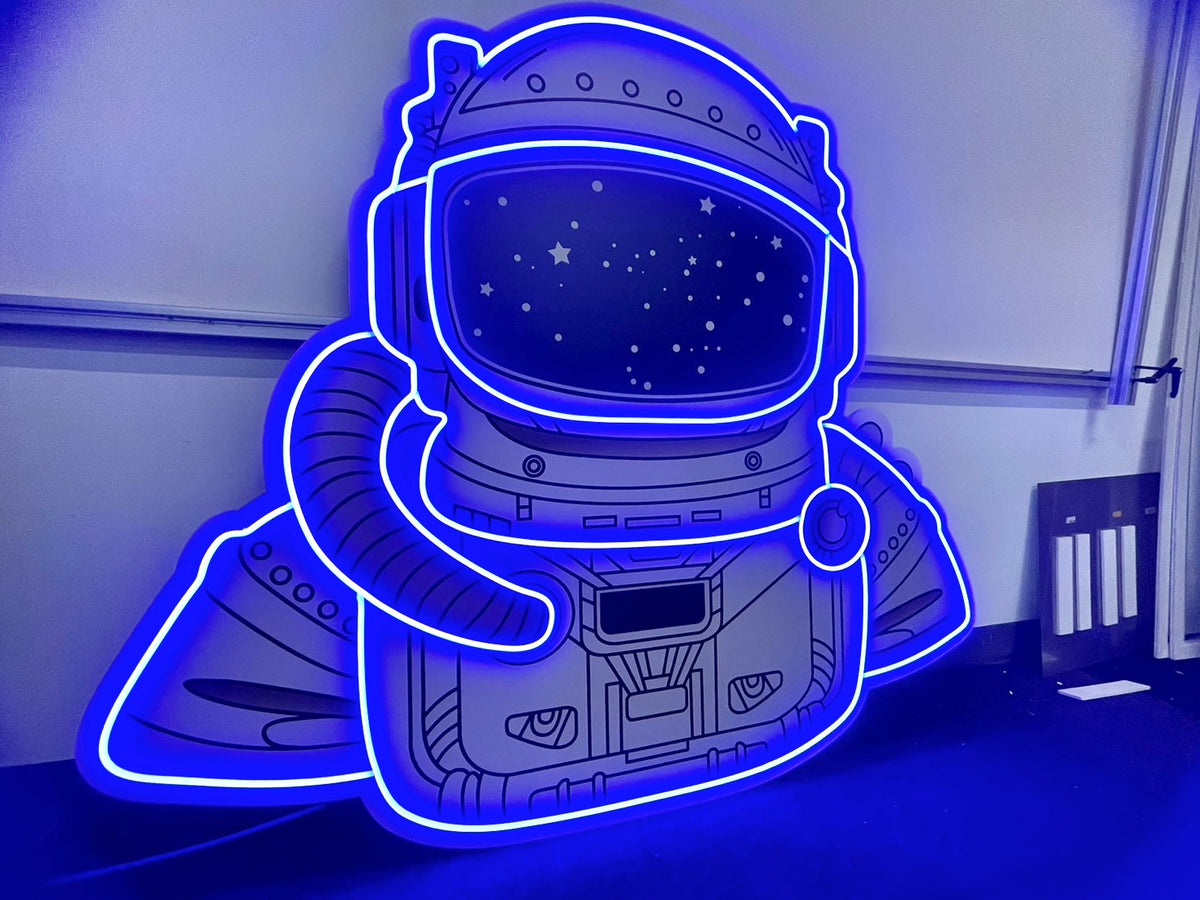 ป้ายไฟนีออน Neon Sign สีสันสดใส ดัดโค้งตามแบบ สวยงามสะดุดตา เหมาะสำหรับร้านอาหาร คาเฟ่ บาร์ และงานตกแต่ง