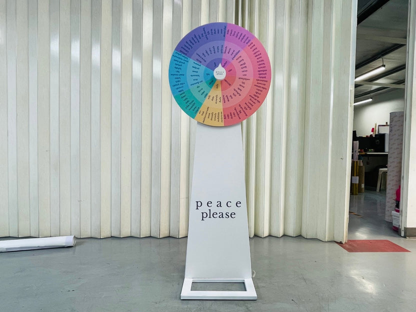 ป้ายวงล้อหมุน เสี่ยงโชค โปรโมชัน และอีเวนต์ ดึงดูดความสนใจ เหมาะสำหรับงานจัดกิจกรรม