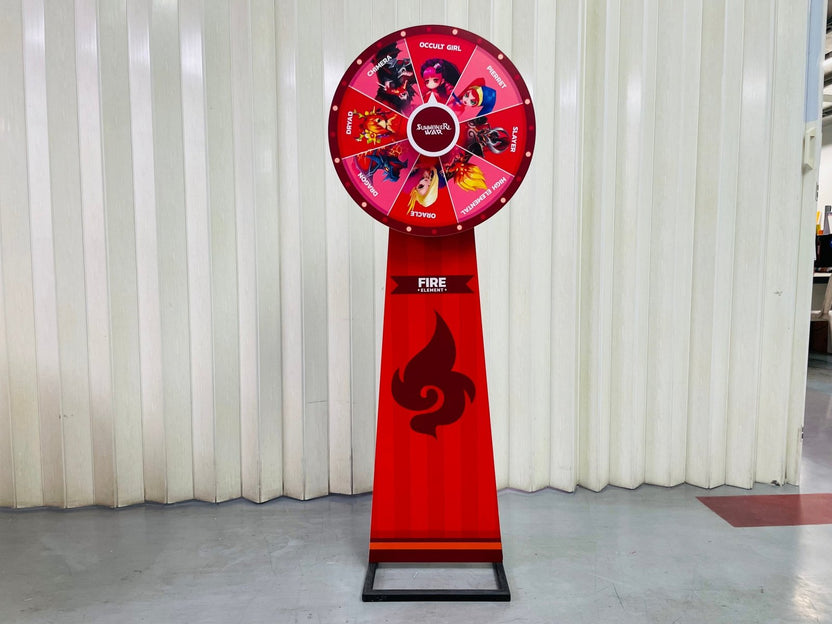 ป้ายวงล้อหมุน เสี่ยงโชค โปรโมชัน และอีเวนต์ ดึงดูดความสนใจ เหมาะสำหรับงานจัดกิจกรรม