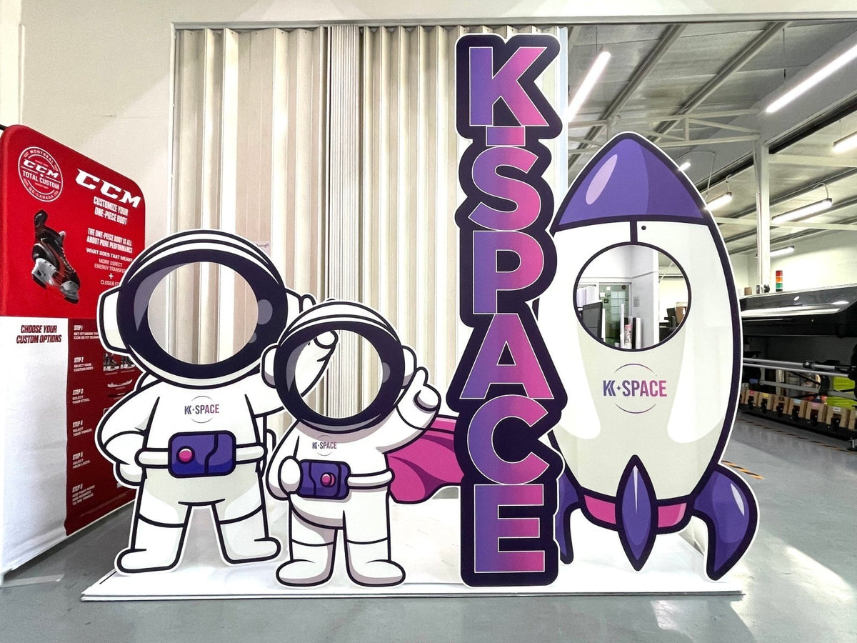 สแตนดี้ไดคัท Standee Die-Cut พิมพ์คมชัด น้ำหนักเบา ไดคัทตามแบบ เหมาะสำหรับงานอีเวนต์ โปรโมชัน และป้ายโฆษณา