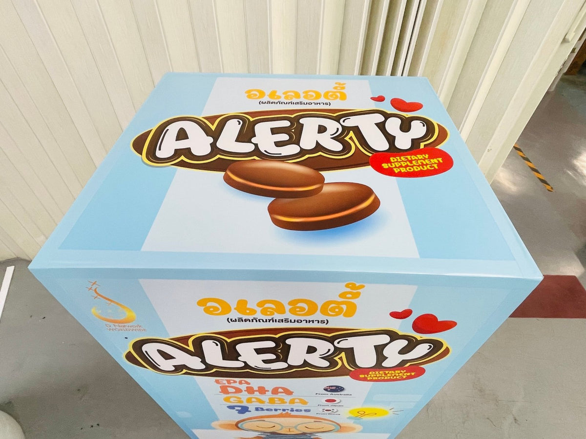 ม็อคอัพสินค้า ราคาถูก Product Mockup พิมพ์คมชัด ดีไซน์เสมือนจริง เหมาะสำหรับโชว์บรรจุภัณฑ์ งานออกบูธ และงานนำเสนอสินค้า