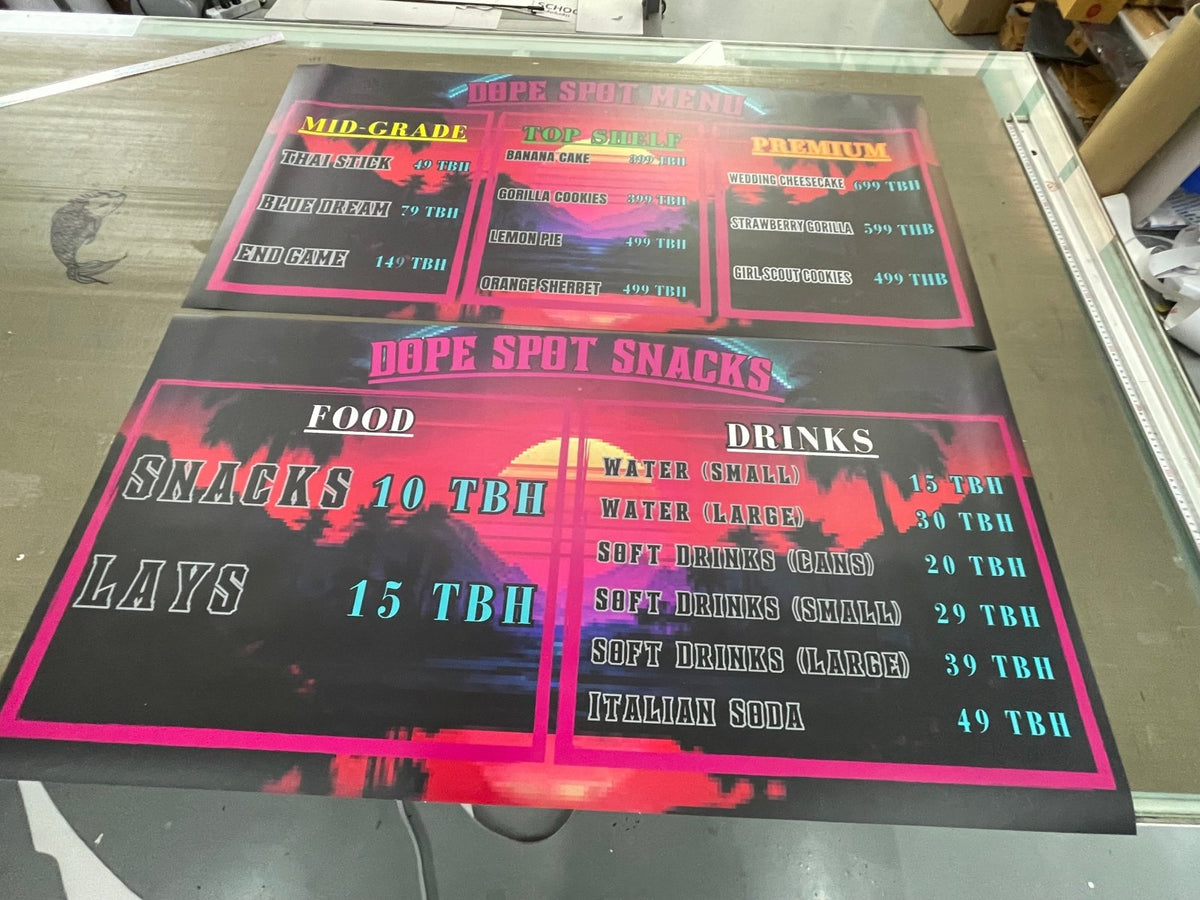 แบคลิทฟิล์ม Backlit Film สำหรับป้ายกล่องไฟ สีสด สว่างชัดเจน เหมาะสำหรับงานโฆษณาและโปรโมชัน