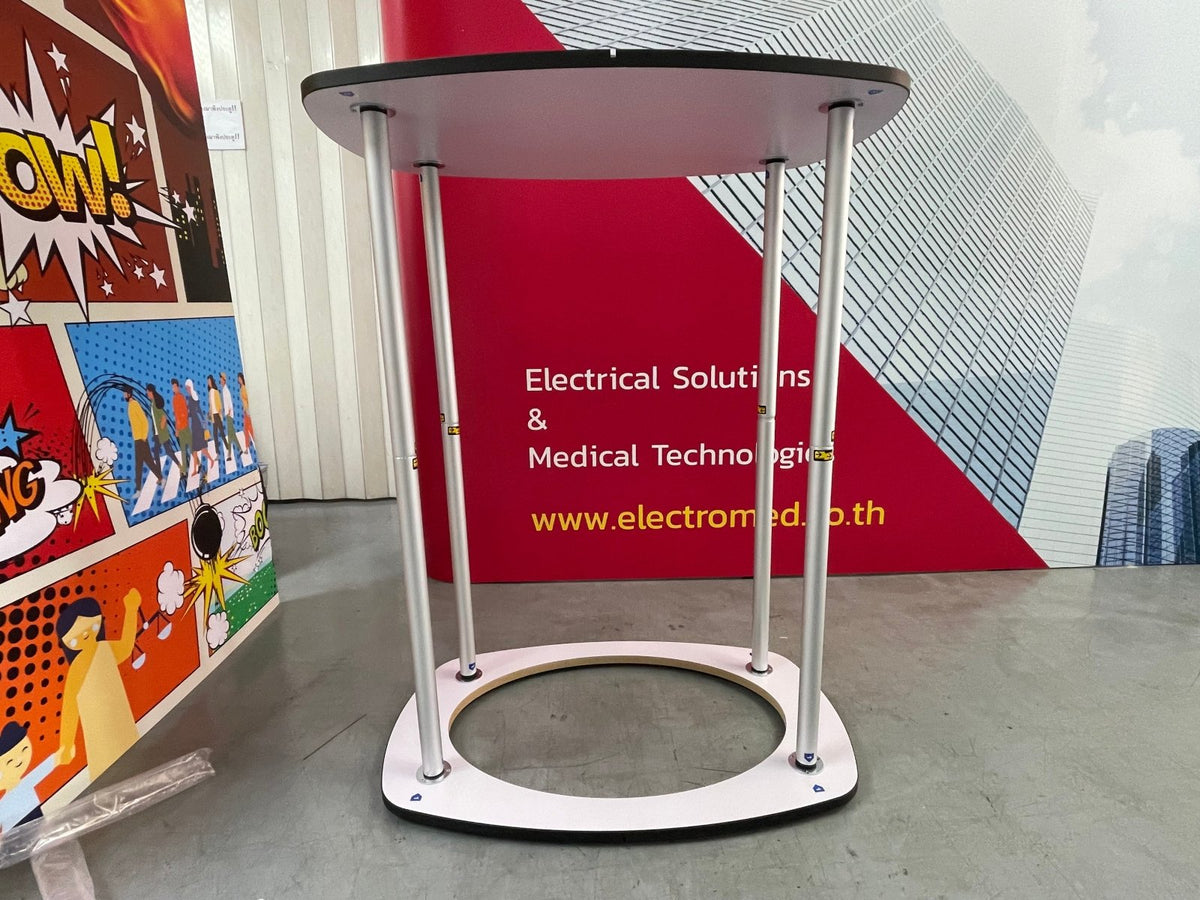 โต๊ะ เคาน์เตอร์ โต๊ะชวนชิม Promotion Counter น้ำหนักเบา ถอดประกอบง่าย เหมาะสำหรับงานอีเวนต์ โปรโมชัน และออกบูธ