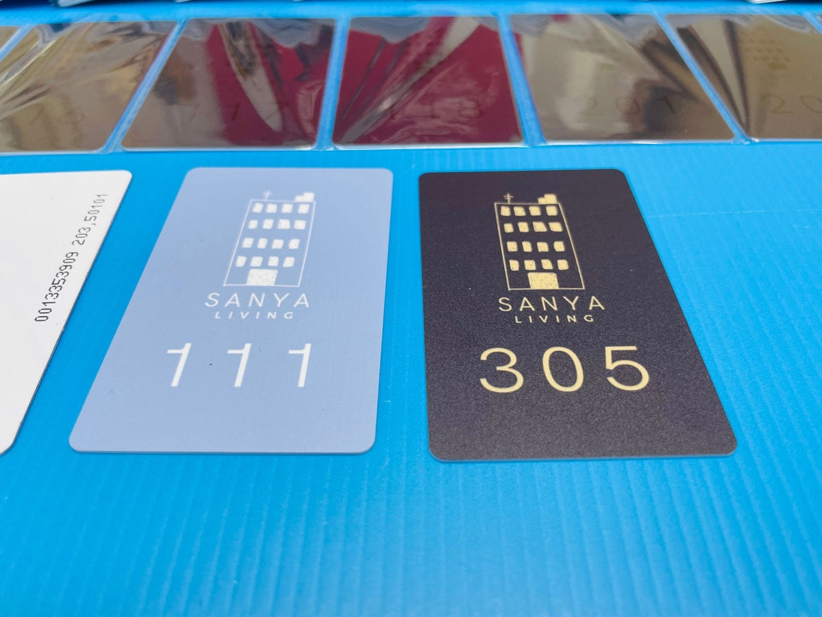 คีย์การ์ดพิมพ์ UV พิมพ์คมชัด สีสดใส ทนทาน เหมาะสำหรับโรงแรม ออฟฟิศ และองค์กรธุรกิจ