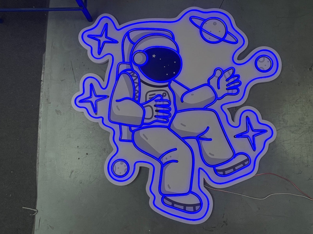 ป้ายไฟนีออน Neon Sign สีสันสดใส ดัดโค้งตามแบบ สวยงามสะดุดตา เหมาะสำหรับร้านอาหาร คาเฟ่ บาร์ และงานตกแต่ง