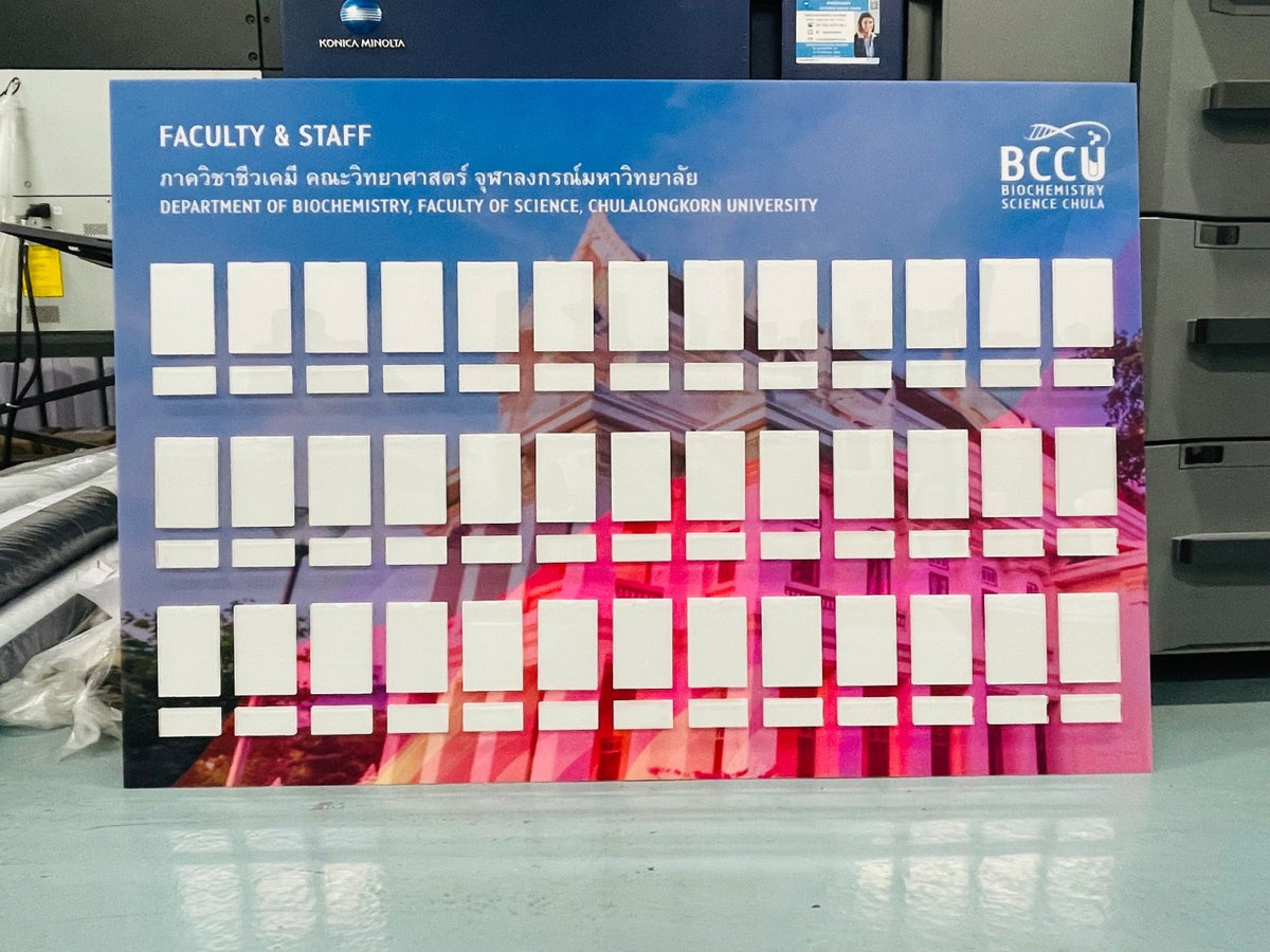 แผนผังองค์กร Organization Chart แสดงโครงสร้างบริษัท ชื่อผู้บริหาร และแผนกงาน พิมพ์คมชัด เหมาะสำหรับออฟฟิศ และงานประชาสัมพันธ์