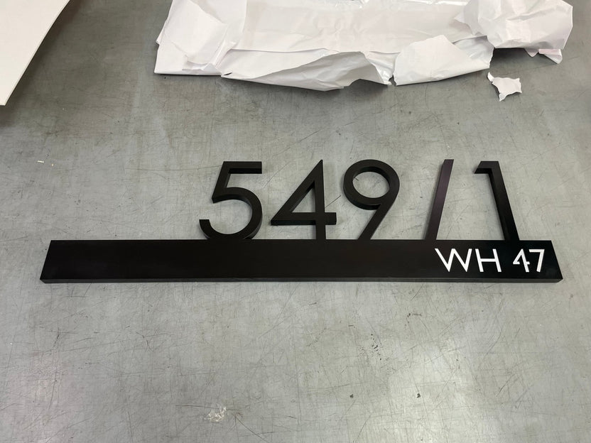 ป้ายบ้านเลขที่ และป้ายเลขที่ห้อง พิมพ์คมชัด ดีไซน์หรูหรา ทนทาน เหมาะสำหรับบ้าน อาคารชุด คอนโด และสำนักงาน