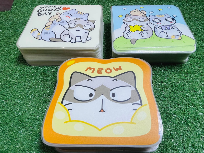 สติ๊กเกอร์สูญญากาศ ลายแมว