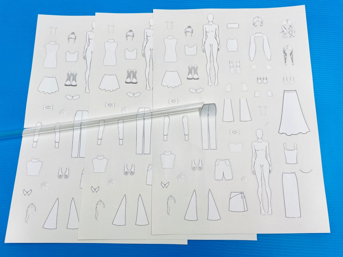 สติ๊กเกอร์ไดคัทลายการ์ตูน A5/A4 พิมพ์สีสด คมชัด เหมาะสำหรับของสะสม งานตกแต่ง และโปรโมชัน