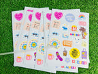 สติ๊กเกอร์ไดคัทลายการ์ตูน A5/A4 พิมพ์สีสด คมชัด เหมาะสำหรับของสะสม งานตกแต่ง และโปรโมชัน