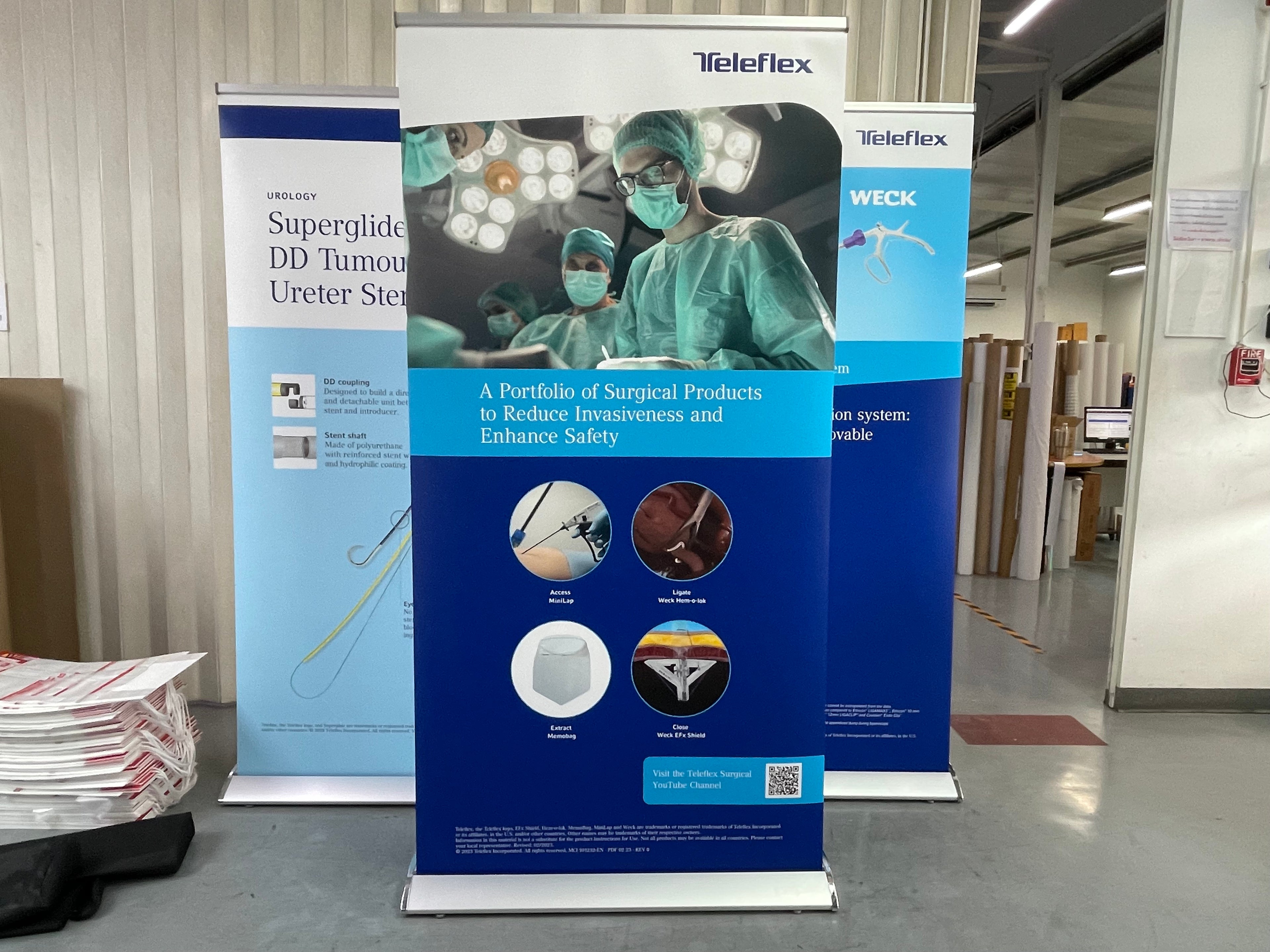 โรลอัพ Roll Up Banner น้ำหนักเบา เคลื่อนย้ายสะดวก พิมพ์คมชัด เหมาะสำหรับงานอีเวนต์ แสดงสินค้า และโปรโมชัน