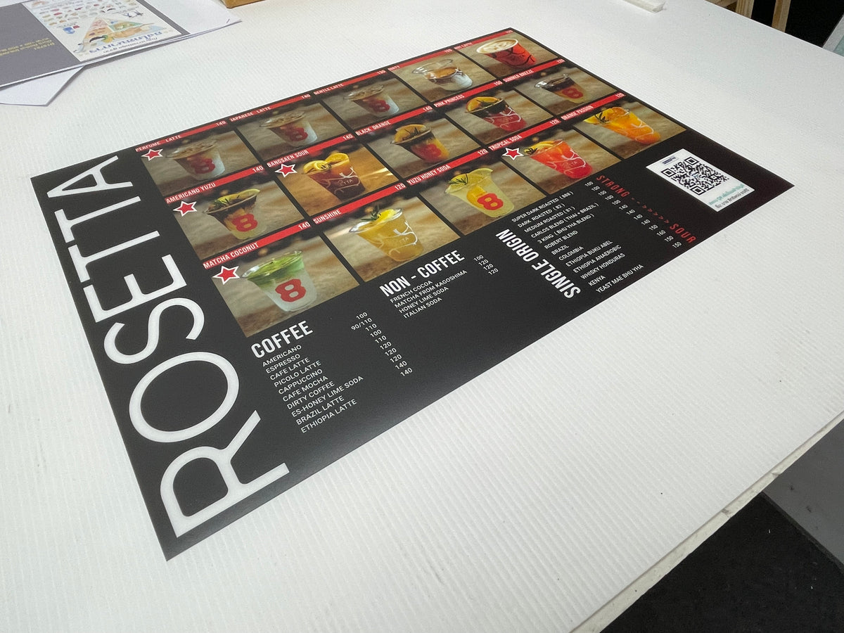 แบคลิทฟิล์ม Backlit Film สำหรับป้ายกล่องไฟ สีสด สว่างชัดเจน เหมาะสำหรับงานโฆษณาและโปรโมชัน