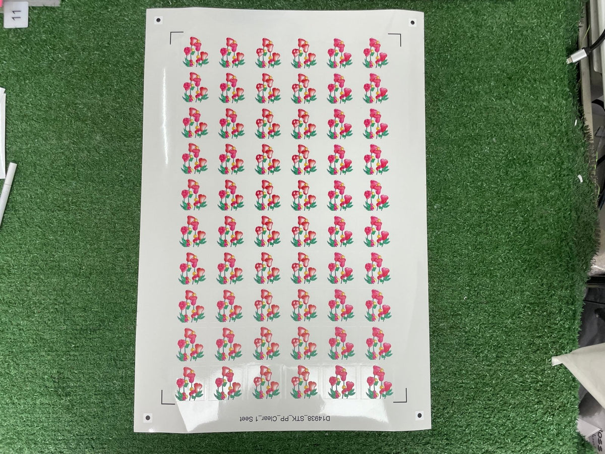 ฉลากสติ๊กเกอร์กันน้ำ PP สติ๊กเกอร์ไดคัท พิมพ์คมชัด ทนทาน กันน้ำ เหมาะสำหรับติดบรรจุภัณฑ์ สินค้า และงานโปรโมชัน