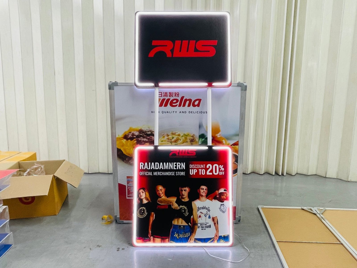 ป้ายถือโฆษณา ป้ายทรูป น้ำหนักเบา พกพาสะดวก พิมพ์คมชัด เหมาะสำหรับโปรโมชัน อีเวนต์ เดินแจก และกิจกรรมรณรงค์