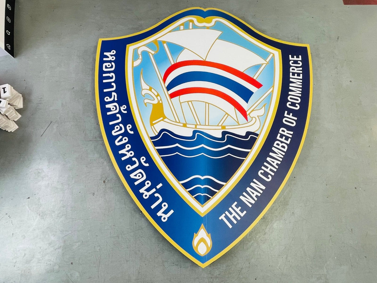 ป้ายโลโก้สแตนเลส ป้ายโลโก้ขนาดใหญ่ โลโก้สแตนเลส ป้ายสแตนเลสขนาดใหญ่ โลโก้สแตนเลสขนาดใหญ่