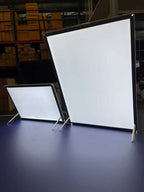 ป้ายไฟตั้งโต๊ะ LED ขนาด A3 และ A4 พร้อมขาตั้ง kickstand สำหรับเคาน์เตอร์ร้านอาหารและคาเฟ่