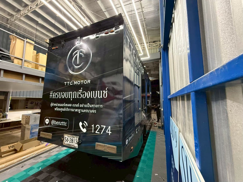 รับผลิตและติดตั้ง Truck Wrap Sticker สำหรับรถบรรทุกและรถขนส่งทุกประเภท